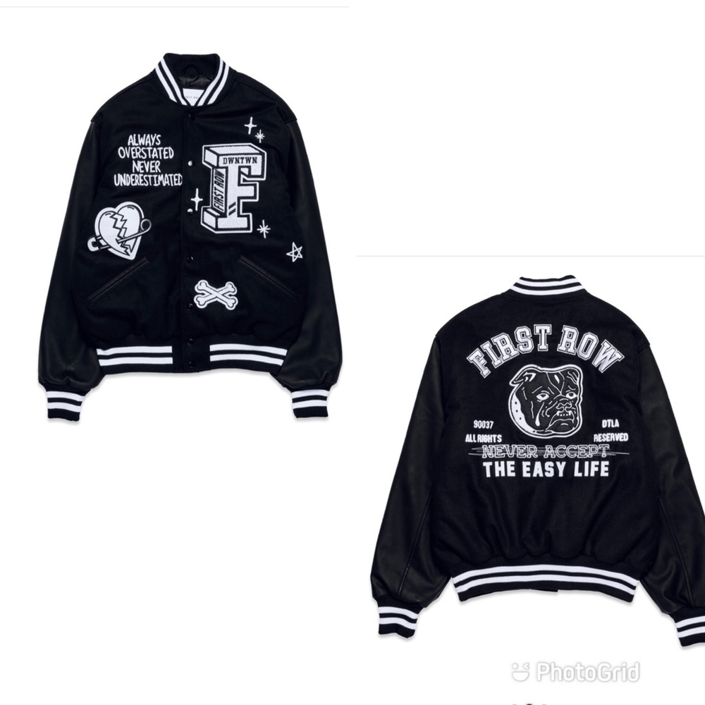 - Bull Dog Letterman Jacket-